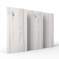 Papier peint de décoration de plafond panneaux muraux 3d panneau ondulé en pvc panneaux muraux 3d décoratifs en plastique gris