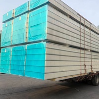 Panel Sandwich Poliuretan PU Warna RAL Kustom Tahan Cuaca Lapisan PVDF Tahan Lama Panel Fasad Eksterior