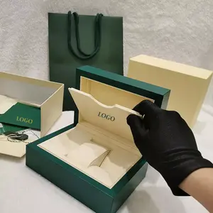 Top Master Design High Quality Luxury Watch Wooden Case Packaging Box Retro Trend Flip Top Jewelry Watch Gift Box