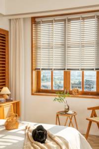 Blocco di luce finestra francese veneziana Smart tapparelle oscuranti tenda ombra otturatore corda avvolgibili stecche - Product Image 2