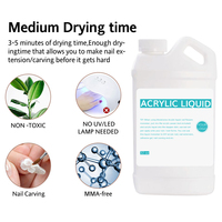 Liquide acrylique de monomère d'ordre bas monomère d'EMA de 8oz pour le professionnel de manucure acrylique d'ongles