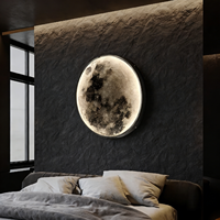 Postmoderne moderne en fer forgé Led applique salon créatif lune chevet atmosphère éclairage décoration intérieure LED