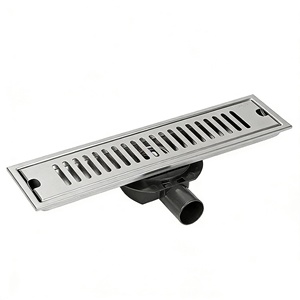 OEM Modern 304 Stainless Steel Rectangular Floor <b>Drain</b> - Side Outlet, Anti-odor Bathroom Accessories for Shower Room - Product Image 5