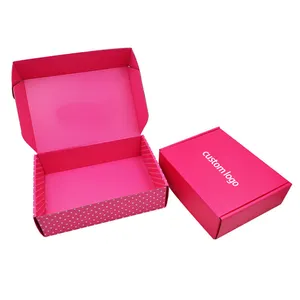 High Quality Paper Cosmetic Mailer Shipping Boxes Corrugated Custom Underwear Boxes With Logo Packaging For Clothing