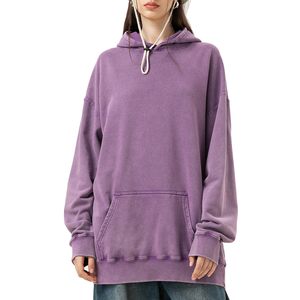 Sudadera con Capucha Unisex de Corte Regular, Informal, de Poliéster/Algodón Transpirable, Mangas Largas, Lavado Enzimático, para Otoño, ODM - Product Image 3
