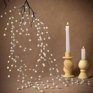 Tiges de Noël en perles, brindilles de pin pour couronnes et guirlandes de Noël, artisanat et décoration intérieure - Product Image 2