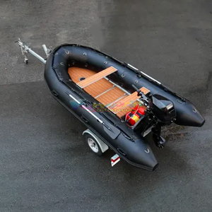 Whitewater gia cố <span class=keywords><strong>PVC</strong></span> bateau gonflable Avec Moteur dưới nước sông bè hypalon đánh cá thuyền Inflatable với động cơ bán - Product Image 5