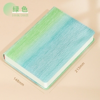 Carnet à spirales avec couverture en cuir A5, logo personnalisé et design dégradé arc-en-ciel, 96 feuilles, cadeau pour les étudiants