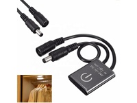 Lampu Strip LED BS011 Saklar Lemari Pakaian Penerangan Rumah Sensor Inframerah 12V, Saklar Sensor IR Sensor Hall Logam