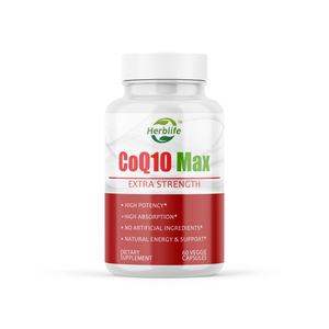 Cápsulas de CoQ10 de 500 mg de Venta Caliente, Marca Privada OEM ODM - Soporte Antioxidante para la Salud del Corazón y la Energía, Apoyo Inmunológico, Vegano - Product Image 1