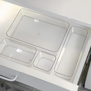Desktop <b>Storage</b> <b>Box</b> Set Rectangle No Lid For Office <b>Drawer</b> Organizer JD990 - Product Image 3