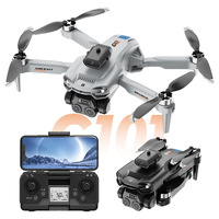 Drone aérien G101 le plus vendu, écran large de 45 pouces, résolution 8K, longue autonomie de la batterie, quadricoptère sans balais, drone avec évitement d'obstacles