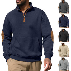 Sudadera Casual de Otoño Invierno para Hombre, con Cierre Frontal, Tejido Jacquard, Gruesa y Cálida, con Etiqueta, Tallas M L XL XXL - Product Image 1