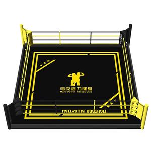 Cage de combat en acier de mer personnalisable, sac pour combat d'octogonal, couleur noir et rouge, matériau cf, tissé original - Product Image 1