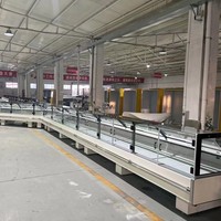 Equipo de Refrigeración para Carnes de Supermercado, Exhibidor de Carnes con Puertas de Vidrio Curvo para Alimentos de Charcutería