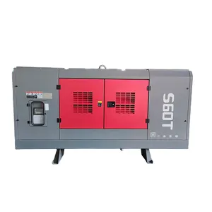 Factory diesel screw air compressor S60 water well drilling 162KW stationary air compressor screw