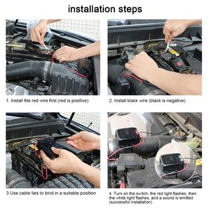 Repelente Ultrasónico de Roedores para Automóvil con Indicador LED y Cables de Sujeción para Control de Plagas en Vehículos - Product Image 6