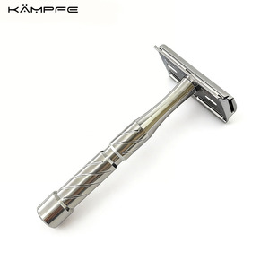<span class=keywords><strong>Rasoir</strong></span> de sécurité professionnel en acier inoxydable poli miroir à double tranchant pour les jambes et le corps - Product Image 1