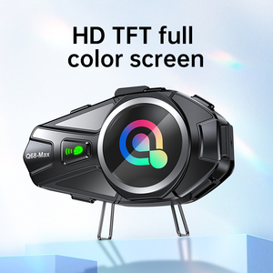 Rider audio mixing motorcycle bluetooth <strong>intercom</strong> headset <strong>intercoms</strong> with TFT Color screen display and music broadcast - Product Image 3