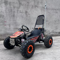 Go-Kart Buggy Électrique 1000W 48V20Ah avec Double Frein à Disque pour Enfants et Adultes, Extérieur, Vitesse 0-35km/h, Autonomie 30-40km