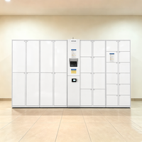 Casiers à bagages d'aéroport, armoire de rangement intelligente en acier pour gare, aéroport, zone touristique, casier à bagages
