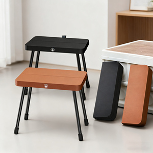 مقعد المازا خفيف الوزن للغاية قابل للطي من سبائك الألومنيوم التخزين المحمول للتخييم في الهواء الطلق براز الصيد القابل للطي - Product Image 1