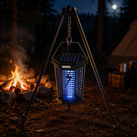 Lanterne solaire de camping d'extérieur Lingtuo, lampe LED anti-moustiques suspendue, portable pour tente, randonnée, urgence