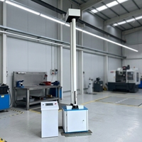Machine d'essai d'impact par chute de poids pour tuyaux ISO 3127 ISO 4422, testeur d'impact automatique par marteau à chute de poids pour tuyaux, testeur d'impact par poids tombant