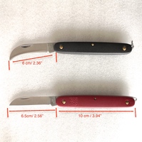 Couteau de poche d'extérieur avec manche en plastique, design pliable pour le camping, la survie, EDC, couteaux tactiques à légumes avec clip