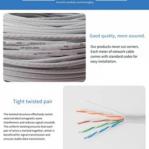 Cáp mạng đa năng CAT5e trong nhà, chiều dài 305 mét, sản xuất bởi nhà máy DENIXI - Product Image 3