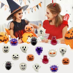 Balle à presser remplie de perles, jouet créatif anti-stress extensible, balle à presser à perles d'eau sur le thème d'Halloween - Product Image 6