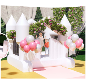 Neues Design Rosa Hochzeits-Party Aufblasbares Hüpfburg-Spielhaus - Product Image 4