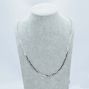 Custom Size <strong>Solid</strong> 925 Sterling <strong>Silver</strong> Fashion Jewelry Cuban Curb Chain <strong>Necklace</strong> for Men 3mm 4mm 5mm 6mm 8mm 10mm - Product Image 3