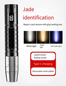 <strong>Gems</strong> Detector USB Rechargeable <strong>Jade</strong> Gemstone UV LED <strong>Flashlight</strong> 3 LED Light Source UV 365nm <strong>Gem</strong> <strong>Torch</strong> - Product Image 3