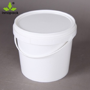 Cubeta de Plástico Reciclado de 4 Litros con Asa - Envases Reciclables para Helados, Pintura y Embalaje - Product Image 2