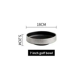 Moderno ristorante occidentale di lusso in ceramica ciotola di insalata e piatto di <span class=keywords><strong>Pasta</strong></span> Set di personalità creativa cappello di paglia Design per le feste - Product Image 6