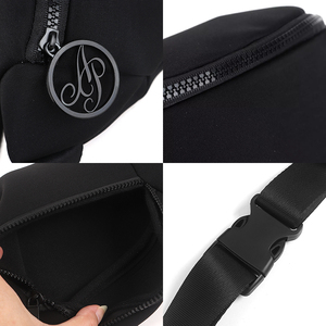 Individuelles Logo Reise-Sport-Gym-Laufgürtel Damen Herren Crossbody Brusttasche Designer Gürteltasche mit Reißverschluss aus Kunstharz Neopren Hüfttasche - Product Image 4