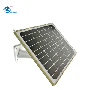 Painel solar portátil à prova d'água 5V ZW-6W-5V Arlo Camera Carregador de energia do painel solar 6.3W Mini painéis solares CCTV