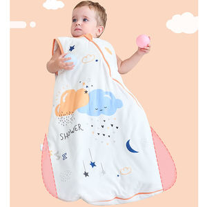 Vente en gros de nouveau-né automne et <span class=keywords><strong>hiver</strong></span> gilet de couette anti-coup de pied en coton pour nouveau-né sac de couchage pour bébé de classe A - Product Image 3