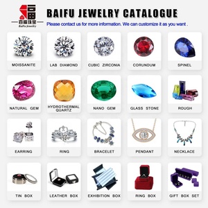 Baifu Jewelry anello di fidanzamento in oro 18 carati DEF VVS solitaire 1CT cuore moissanite - Product Image 6