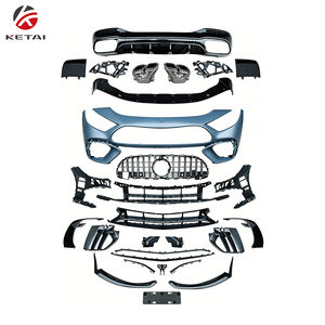 Kit carrosserie style SL63 <span class=keywords><strong>AMG</strong></span> pour <span class=keywords><strong>Mercedes</strong></span>-Benz <span class=keywords><strong>SL</strong></span> R232 <span class=keywords><strong>2023</strong></span>+ – Pare-chocs avant, diffuseur arrière, jupes latérales – Ajustement direct, ABS non peint - Product Image 2