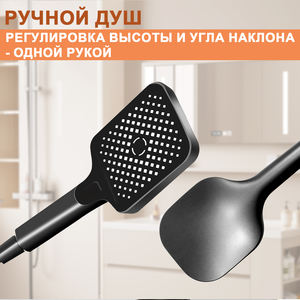 Columna de ducha moderna de acero inoxidable con grifo mezclador de agua fría individual para baño, sistema de ducha de lluvia para bañera OLM-HS007 - Product Image 5