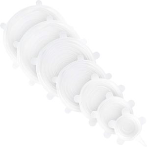 Couvre-aliments réutilisables en silicone extensible, couvercles souples en silicone pour bols, récipients, fruits, étanchéité anti-fuite pour le stockage en cuisine - Product Image 2