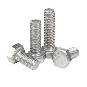 Vente Flash - Boulons hexagonaux en acier inoxydable ASTM A307 métriques 304 M6-M30 10-32 de toutes tailles - Product Image 2