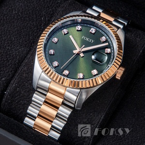 <span class=keywords><strong>Montre</strong></span> pour homme en <span class=keywords><strong>acier</strong></span> inoxydable avec logo personnalisé, fabrication d'usine, luxe, or, diamants, date, vente en gros, lumineuse, étanche - Product Image 4
