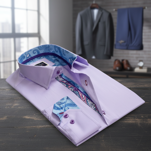 Chemise à manches courtes pour homme, col carré, décontractée et formelle, de haute qualité, écologique, 100% coton, saison printemps - Product Image 3