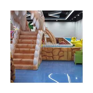 Aire de jeux d'arcade aquatique sur le thème des dinosaures en plein air-Rafting sur rivière Adventure Kids Waterway With Archaeological Park - Product Image 4