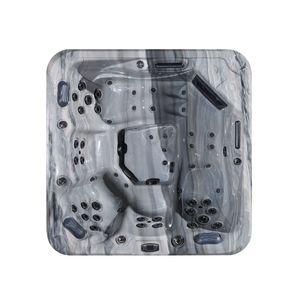 Jacuzzi familial d'extérieur, 5 places dont un fauteuil inclinable, désinfection à l'ozone, chauffage thermostatique, certifié CE - Product Image 4