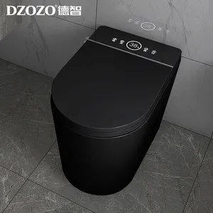 Nessuna pressione acqua di lusso per la pulizia automatica dei piedi Wc intelligente intelligente bagno Vaso Sanitario con telecomando