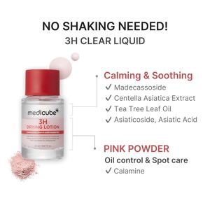Loción Secante para el Acné de Doble Capa de 20 ml, Corrector Nocturno de Manchas, Calamina, Aceite de Árbol de Té, Control de Grasa, Suero de Tratamiento para el Acné para Piel Grasa - Product Image 6